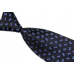 stropdas zwart blauwe strikjes